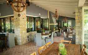 Außenbereich des Restaurants